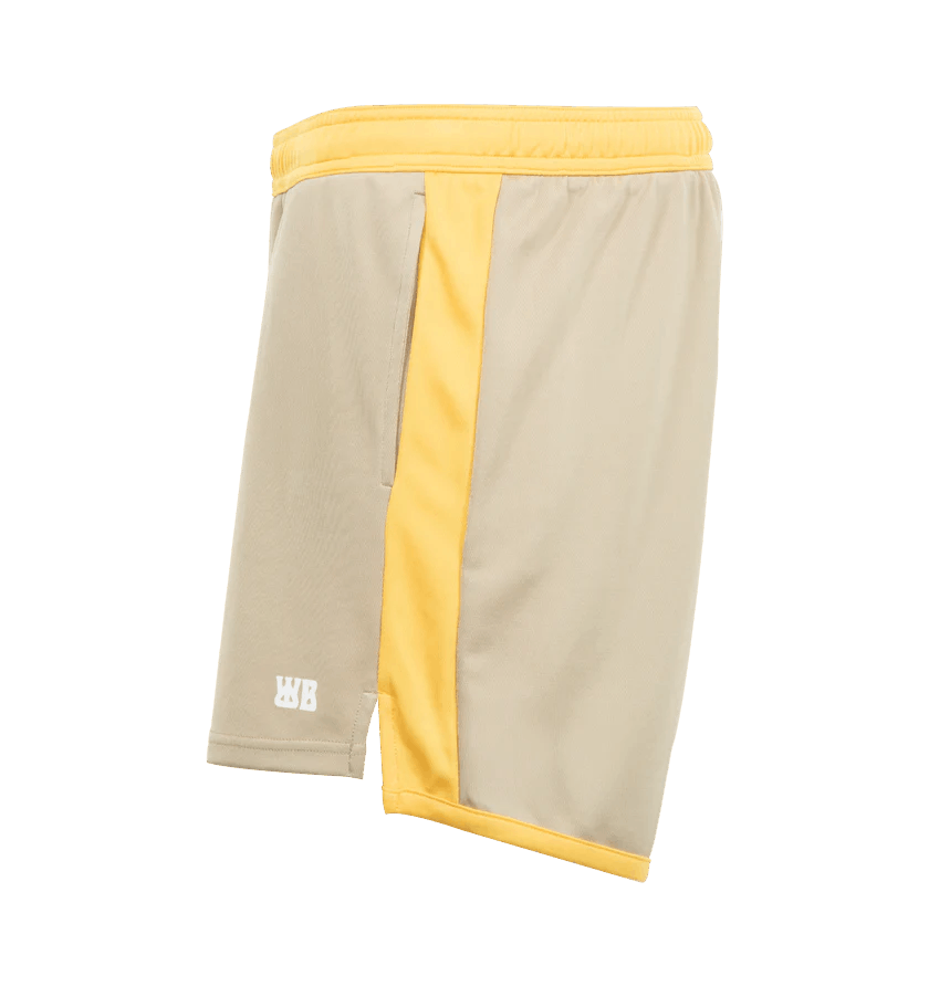 Wales Bonner o1h1sh10525 Home Jersey Shorts in Beige Size US 32 / EU 48 - 2 Thumbnail