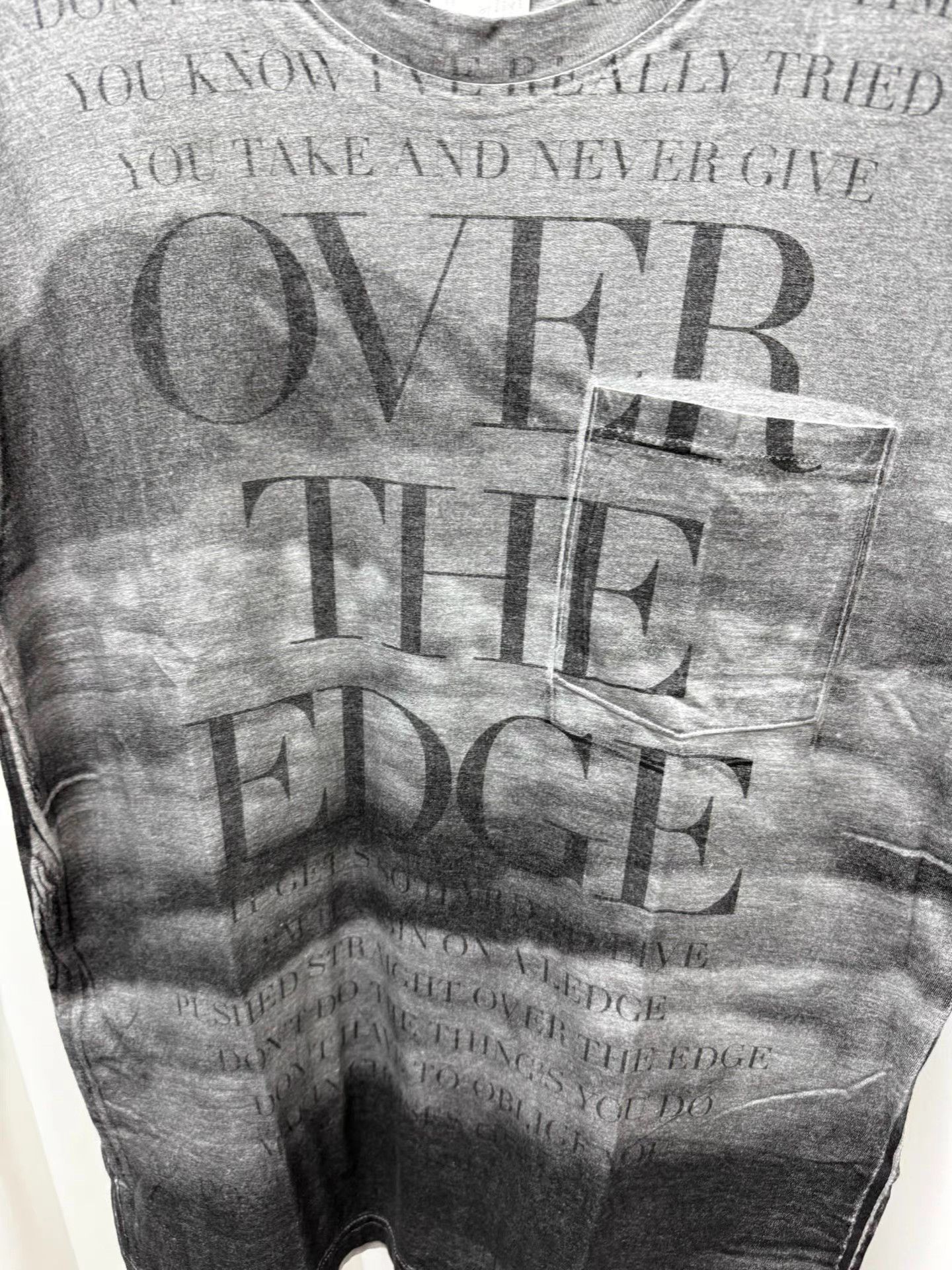 Takahiromiyashita The Soloist. The soloist OVER THE EDGE Ink Print Short Sleeve K20 Size US M / EU 48-50 / 2 - 2 Thumbnail