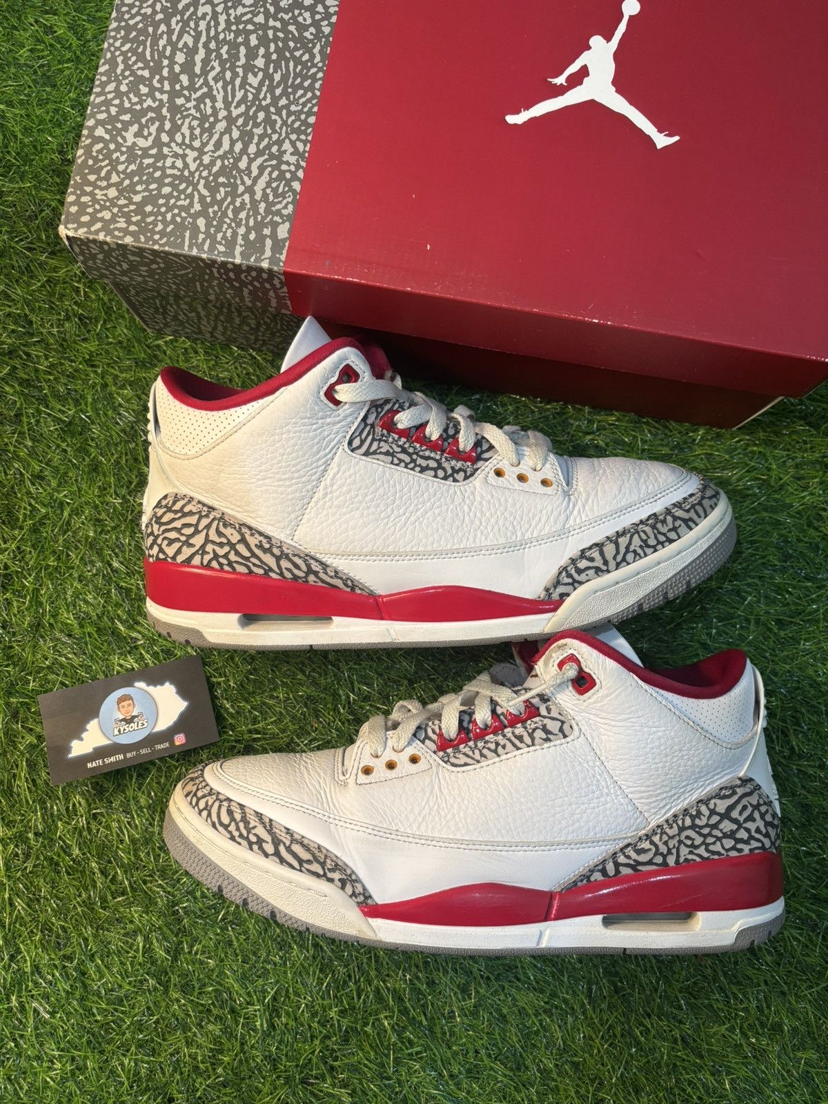 Jordan Brand Jordan 3 Cardinal Size US 11.5 / EU 44-45 - 1 Thumbnail