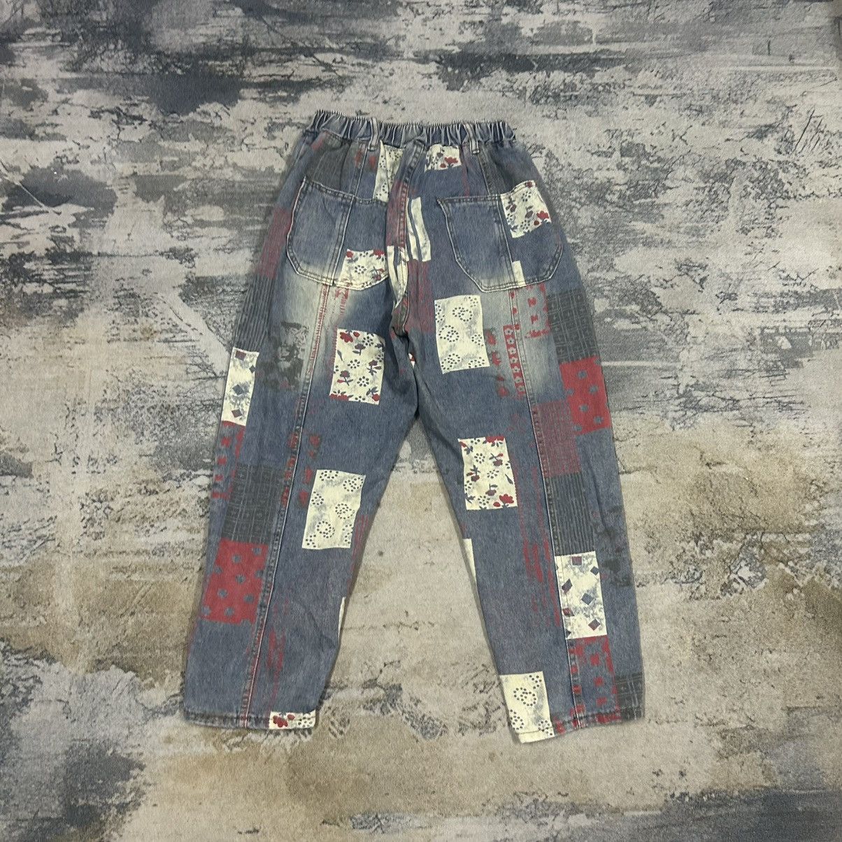 Japanese Brand Vintage Japan Loco Loco Printed Denim Baggy Jeans Size US 30 / EU 46 - 6 Thumbnail