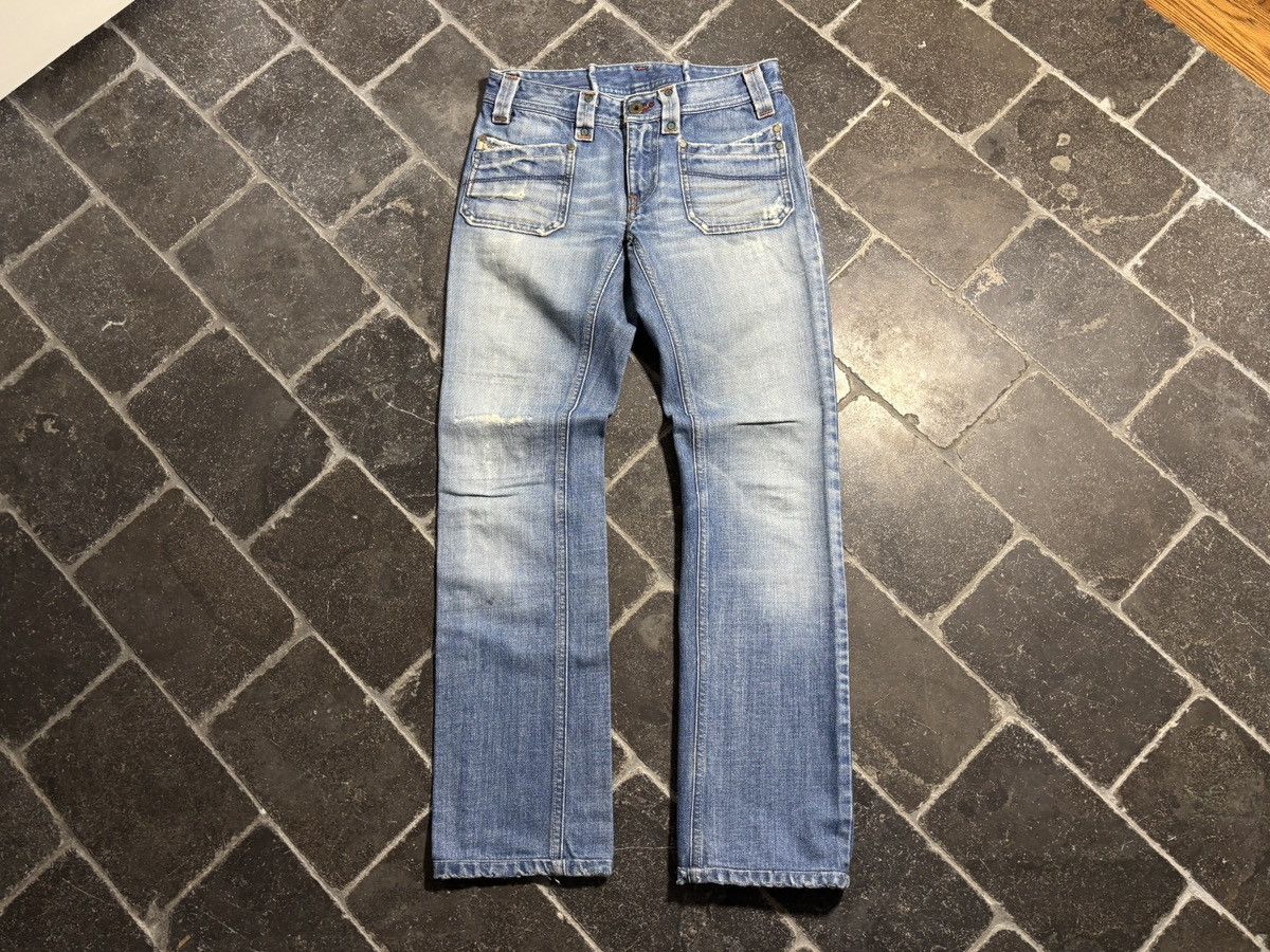 Diesel Vintage Diesel Jeans Y2K 2005 Made in Italy Denim Keate Blue Size 26" / US 2 / IT 38 - 21 Thumbnail