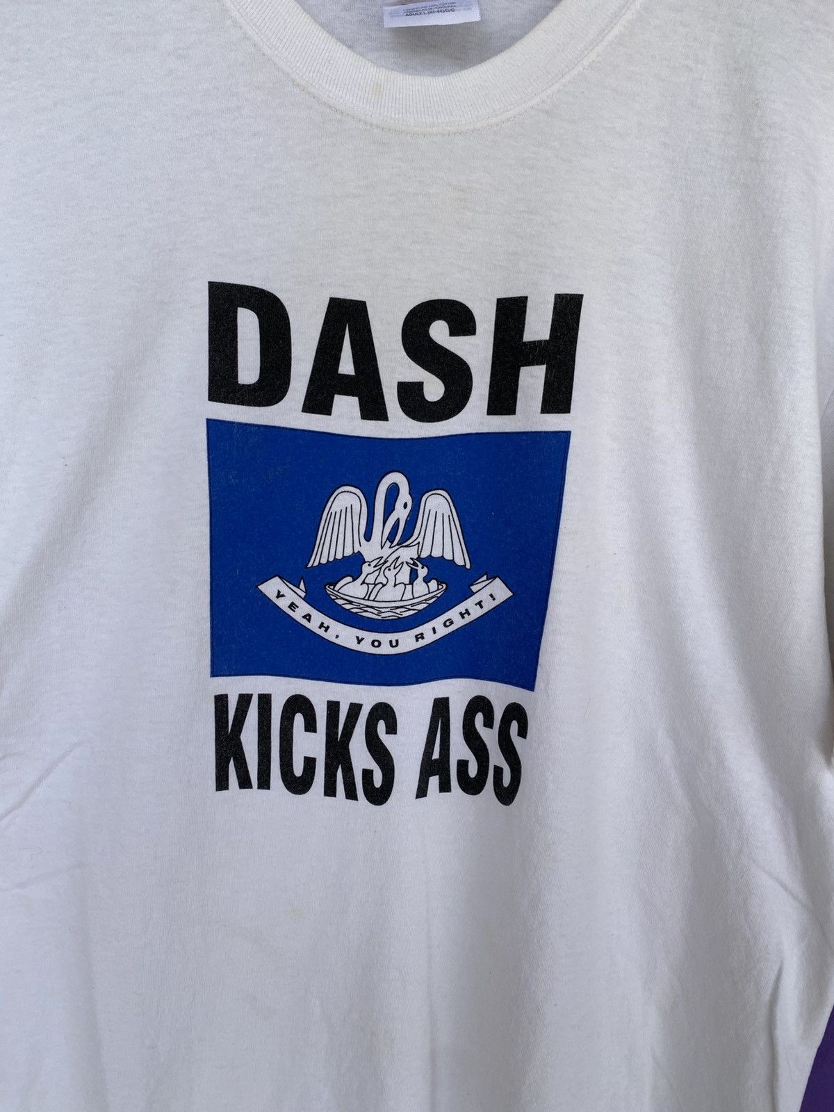 Other Vintage 90s Dash kicks A** flat out rockin t-shirt Size US L / EU 52-54 / 3 - 3 Thumbnail