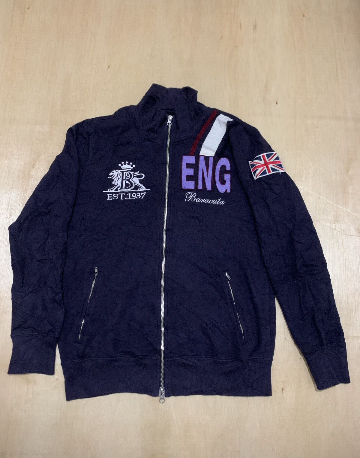 Baracuta × Japanese Brand Baracuta England Zip Zweatshirt Size US L / EU 52-54 / 3 - 1 Thumbnail
