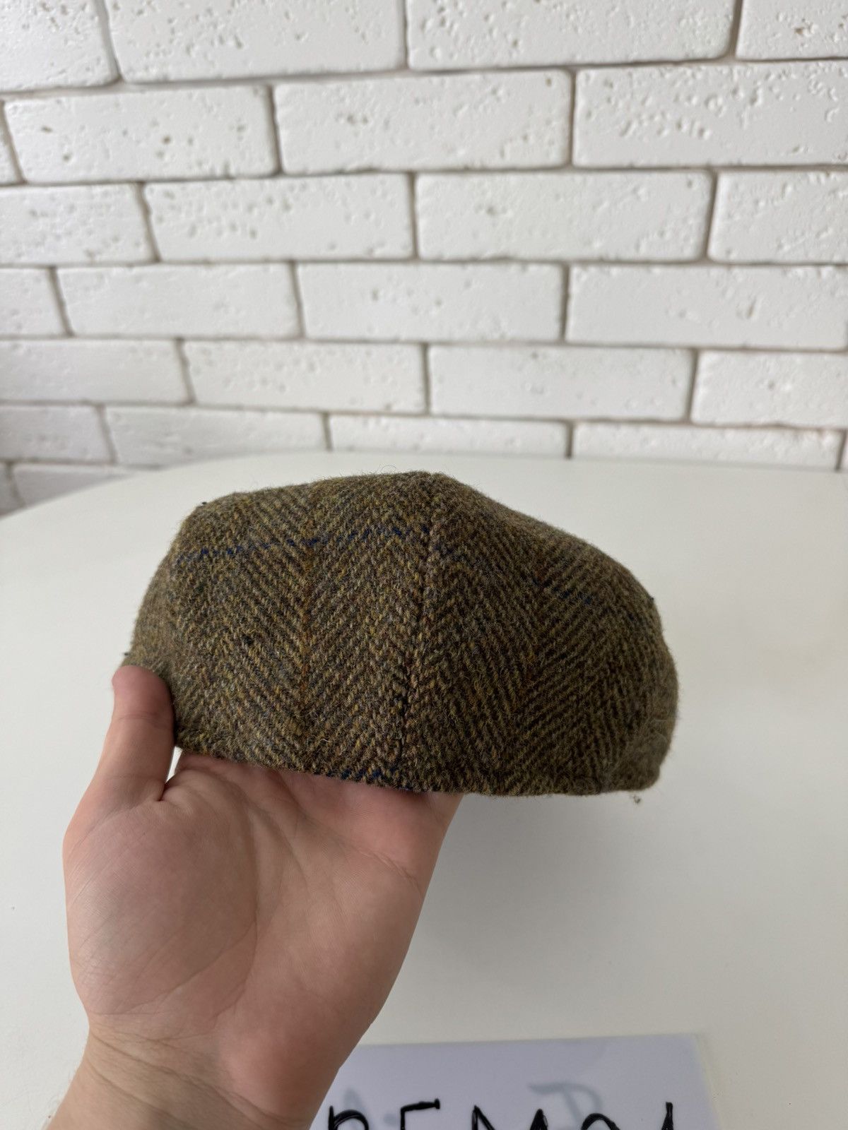 Vintage Harris Tweed vintage cap hat Size ONE SIZE - 3 Thumbnail