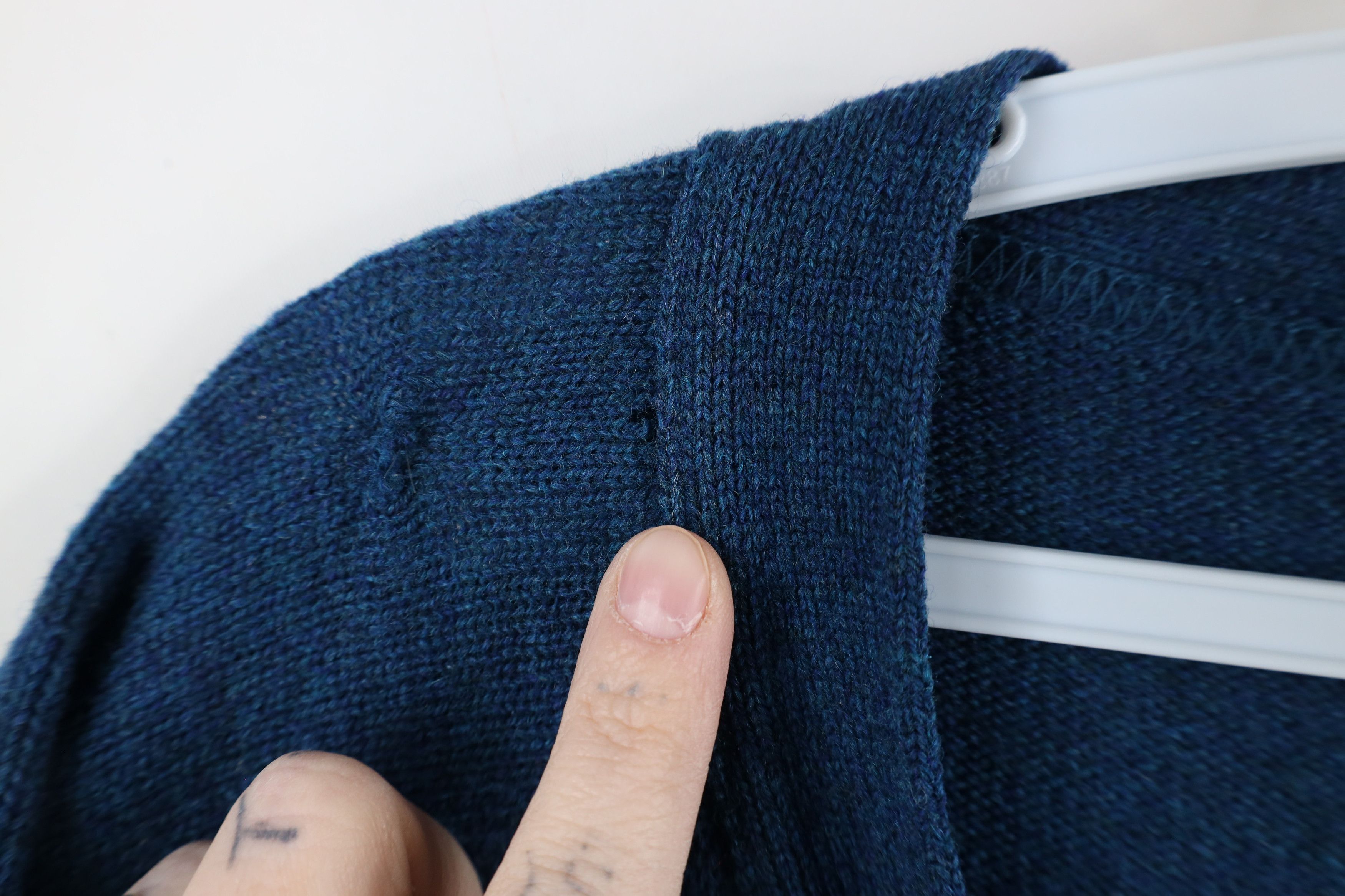 L.L. Bean × Vintage Vintage 70s LL Bean Scotland Wool Knit Cardigan Sweater Size US L / EU 52-54 / 3 - 6 Thumbnail