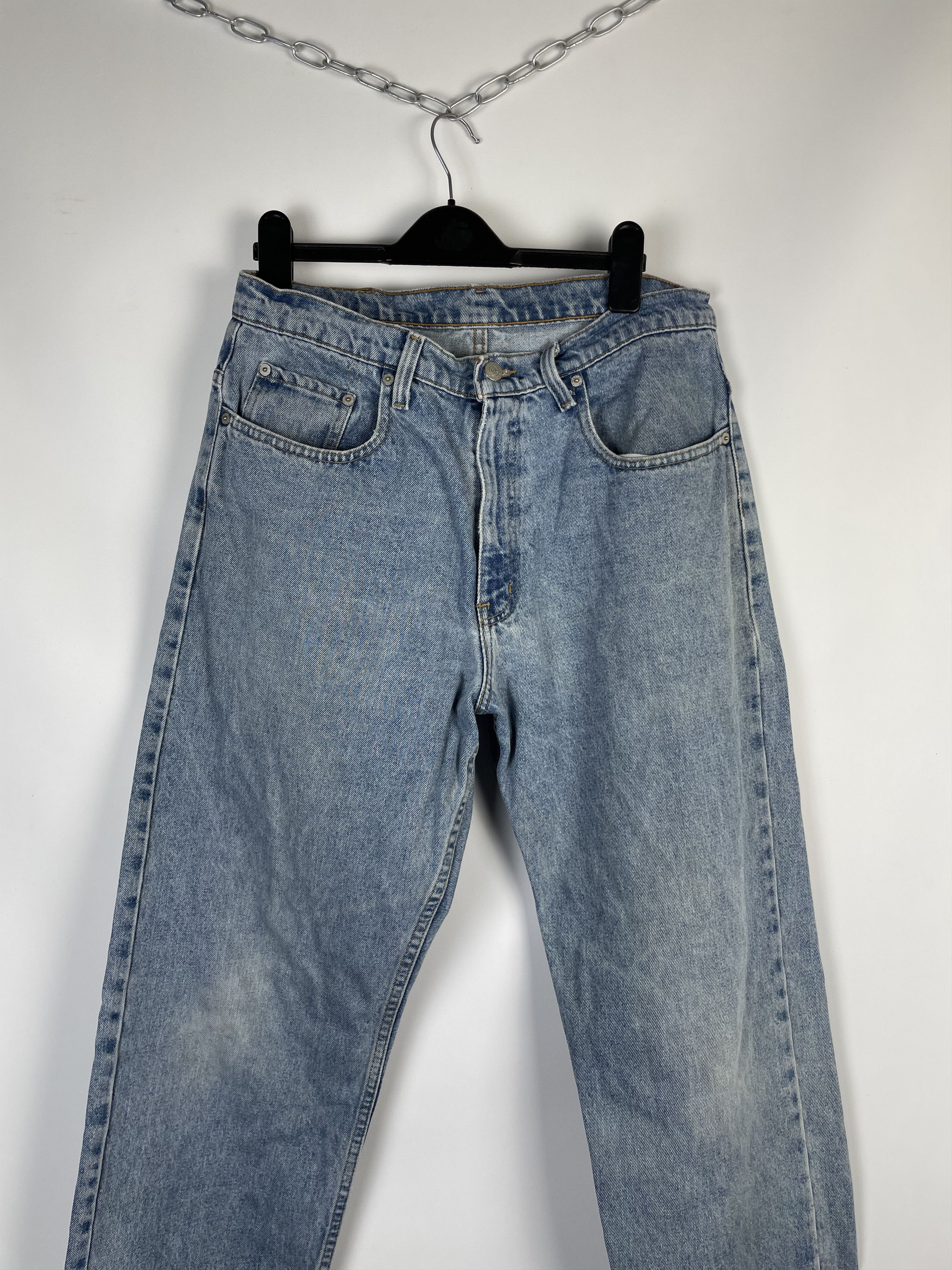 Polo Ralph Lauren VINTAGE POLO JEANS CO BAGGY DENIM FADED BLUE Size US 32 / EU 48 - 7 Thumbnail