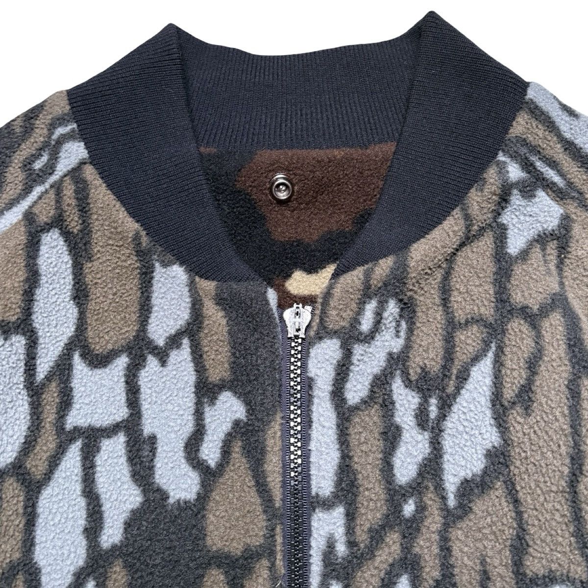 Cabelas VTG 90s Cabelas Camo Fleece Reversible Bomber Jacket XL Size US XL / EU 56 / 4 - 3 Thumbnail