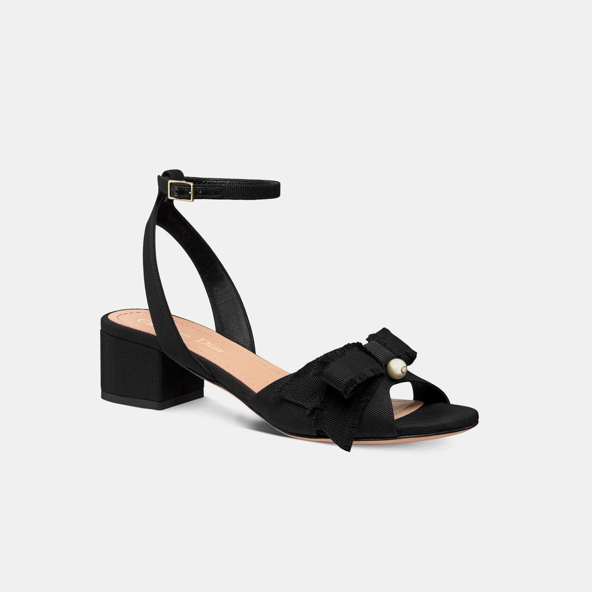 Dior o1bcso1str0226 Diorable Heeled Sandal in Black Size US 5 / IT 35 - 2 Thumbnail