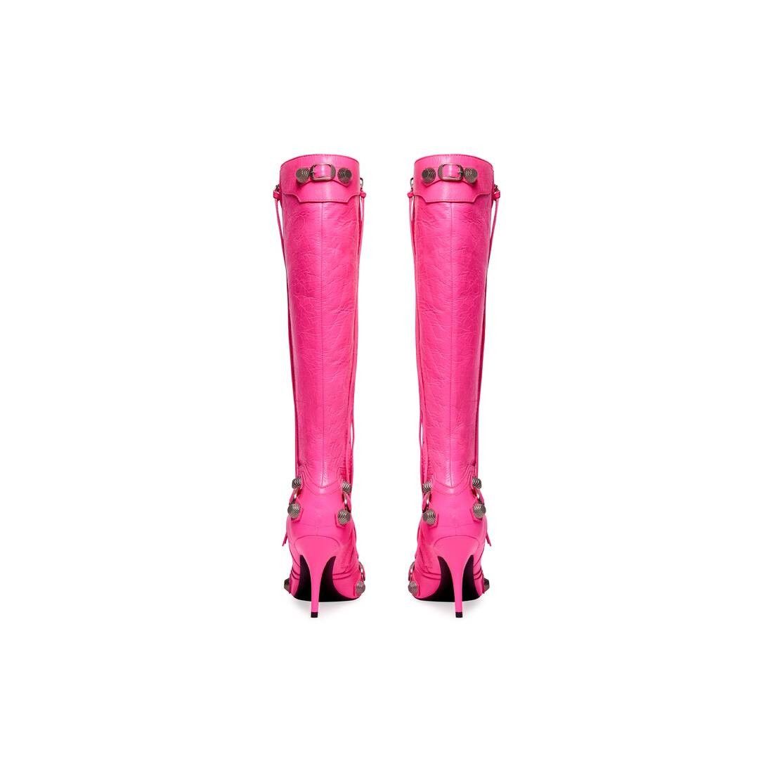 Balenciaga o1w1db10125 Cagole 90mm Boots in Fluo Pink Size US 12 / IT 42 - 5 Thumbnail
