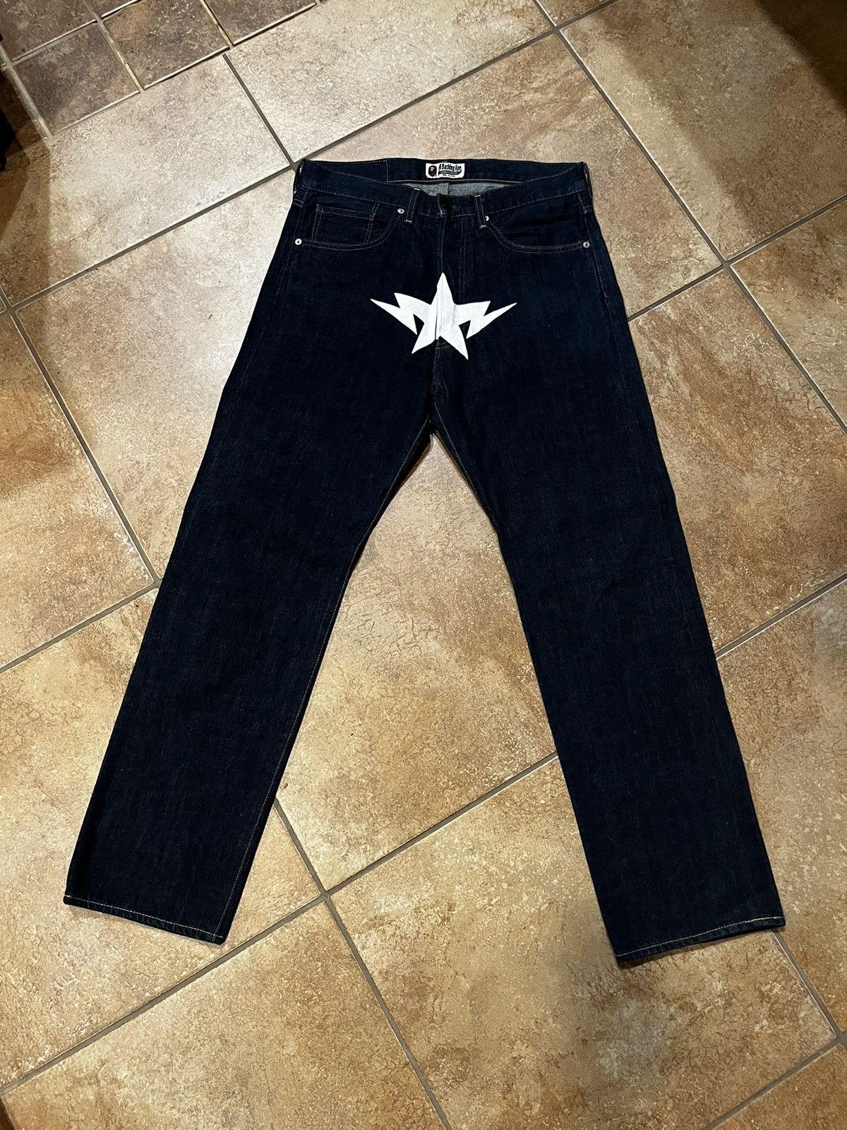 Bape Twinsta Denim Size US 32 / EU 48 - 1 Thumbnail