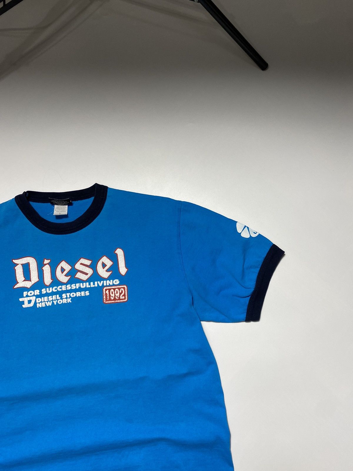 Diesel × Vintage Vintage Y2k Hype Diesel Logo T-shirt Size US M / EU 48-50 / 2 - 4 Thumbnail