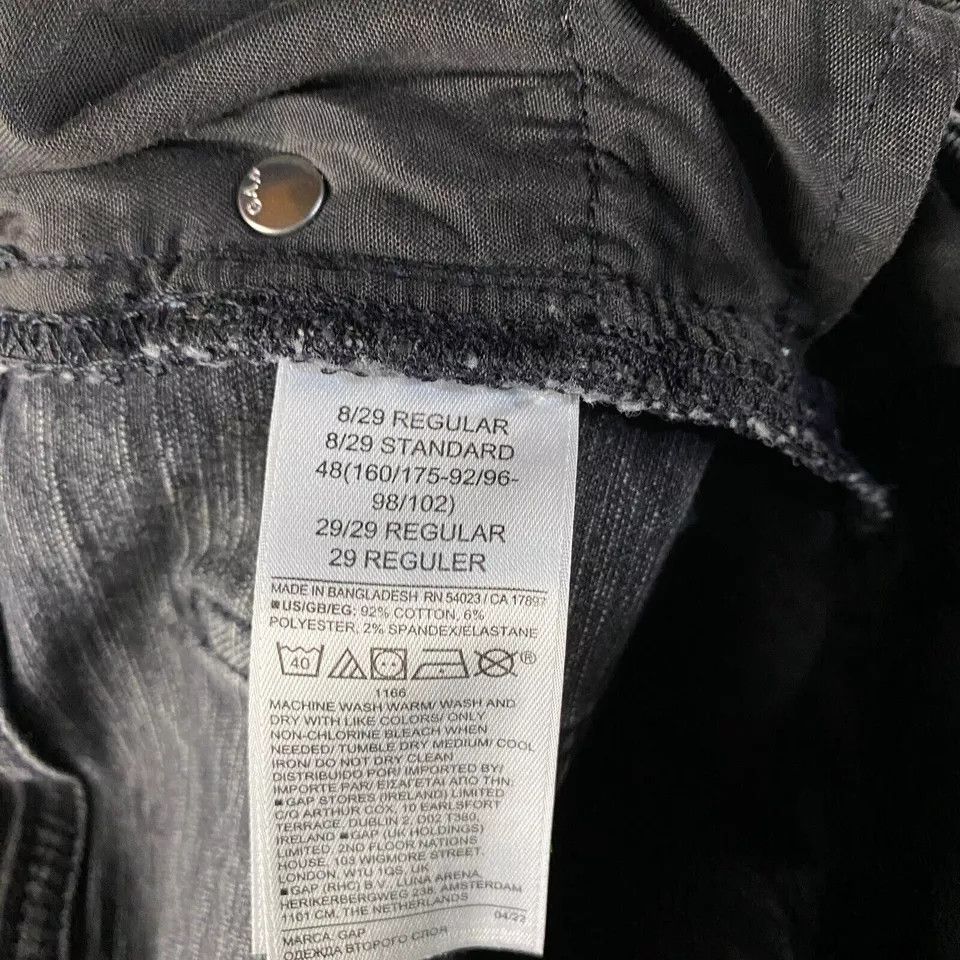 Gap Gap Jeans Women's 8 29R Charcoal Wash Universal Legging Size 30" / US 8 / IT 44 - 8 Thumbnail