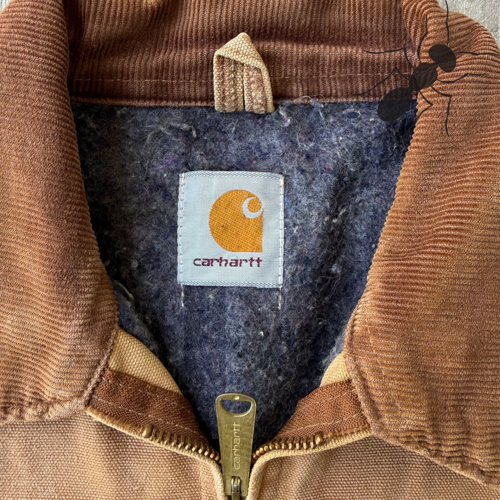 Carhartt × Vintage Carhartt brown Detroit work wear jacket Size US L / EU 52-54 / 3 - 5 Thumbnail