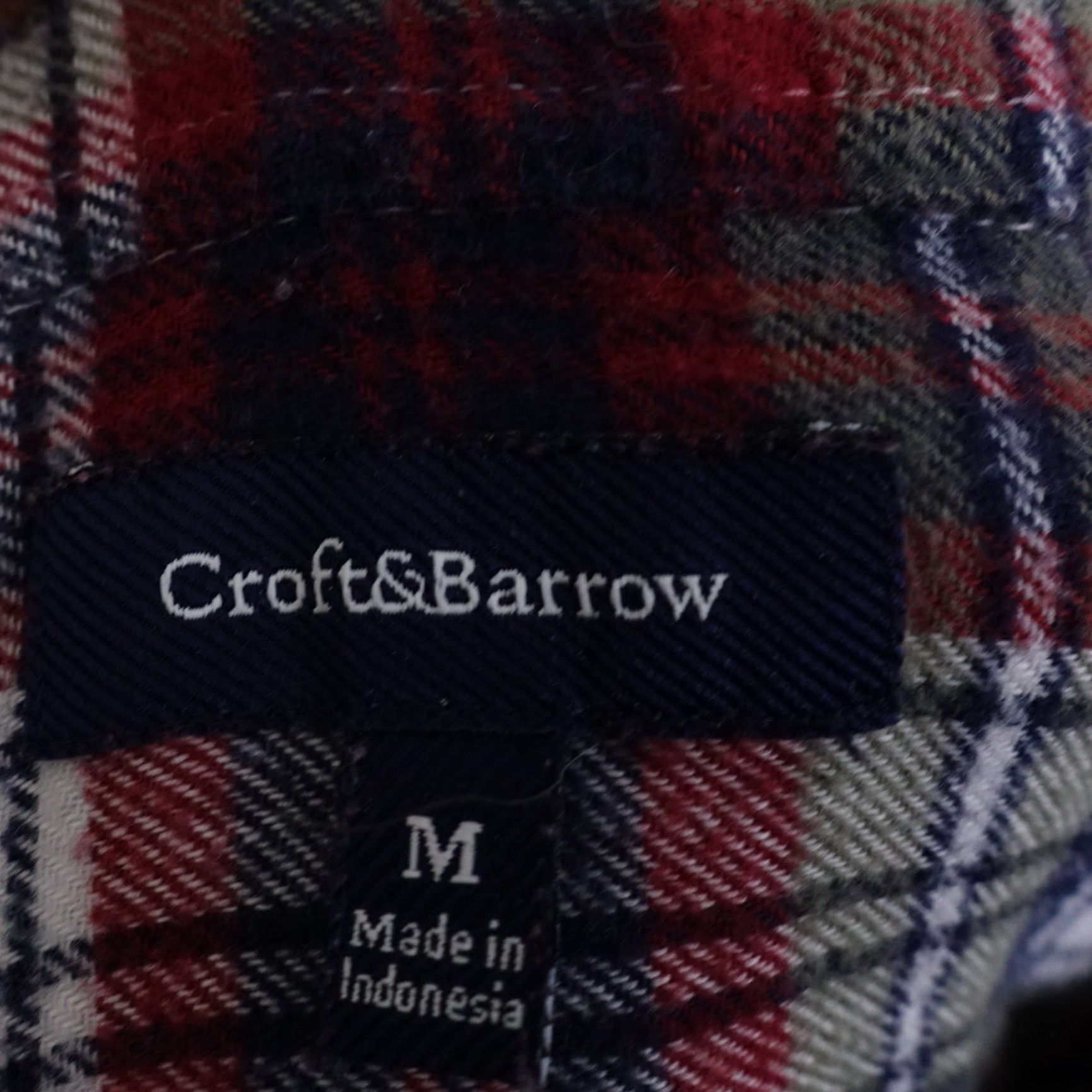 Croft & Barrow CROFT & BARROW Plaid Button-Up Shirt Long Sleeve Adult Medium Multicolor Business Casual Mens Size US M / EU 48-50 / 2 - 6 Thumbnail