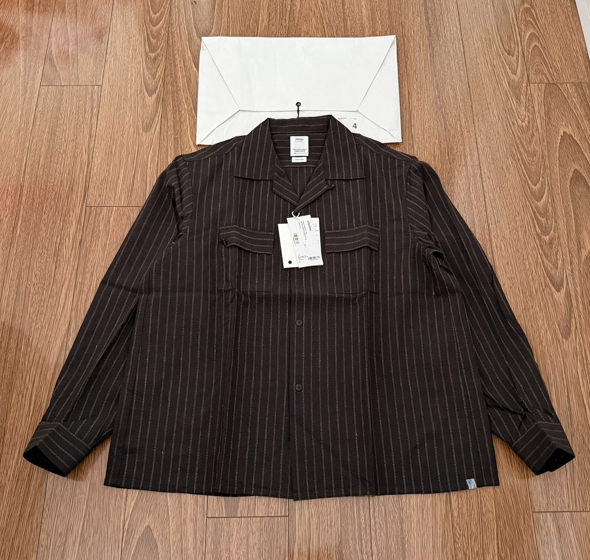 Visvim VISVIM 25AW KEESEY SHIRT STRIPES L/S Size US XL / EU 56 / 4 - 1 Thumbnail