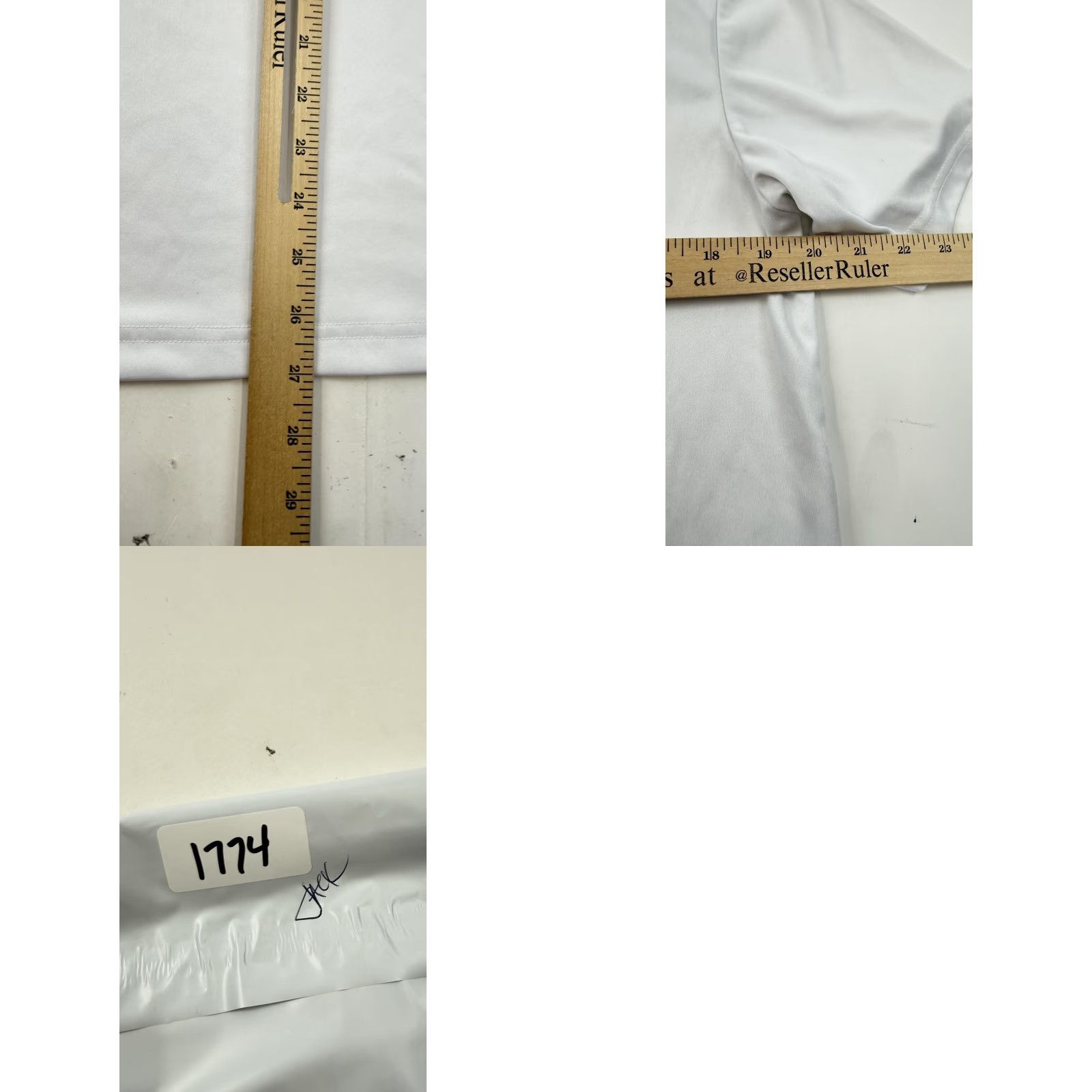Vintage Jack Nicklaus Polo Shirt Mens M White Striped Short Sleeve Golf Performance Size US M / EU 48-50 / 2 - 8 Thumbnail