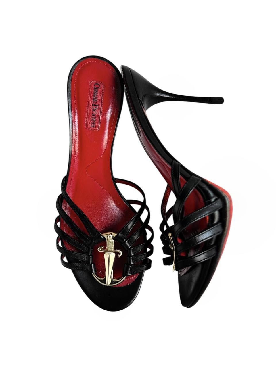Paciotti Cesare Paciotti Dagger heels with iconic red soles Size US 9.5 / IT 39.5 - 1 Thumbnail