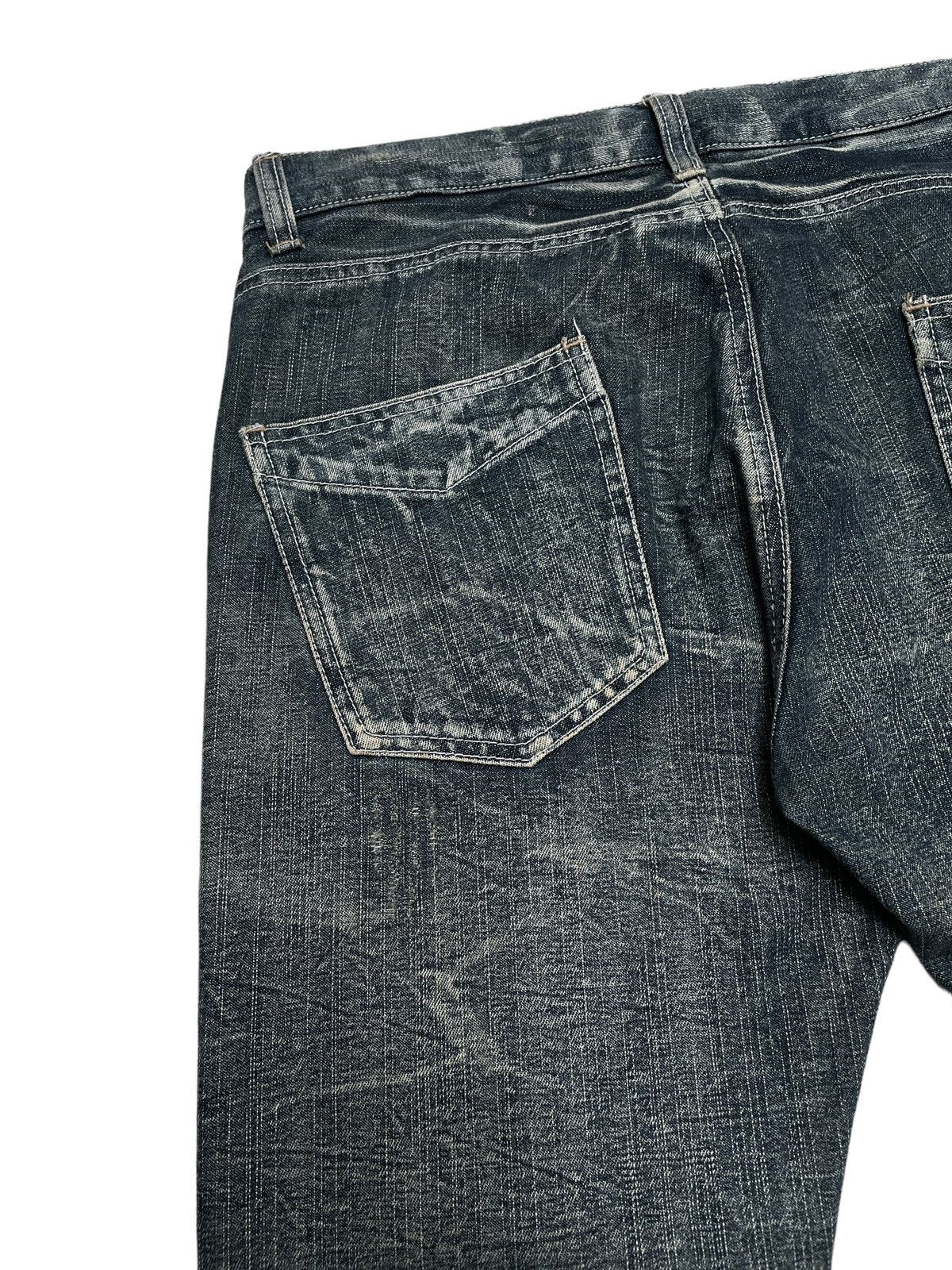Japanese Brand × Vintage Rare Design Vintage Brand Menz Style Flared Jeans 1990s Size US 33 - 5 Thumbnail