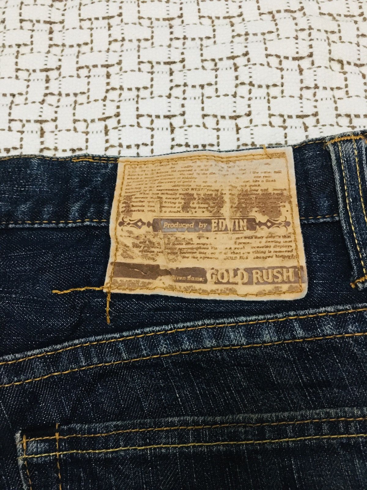Edwin Edwin X Gold Rush Distressed Jeans (Y01) Size US 35 - 6 Thumbnail