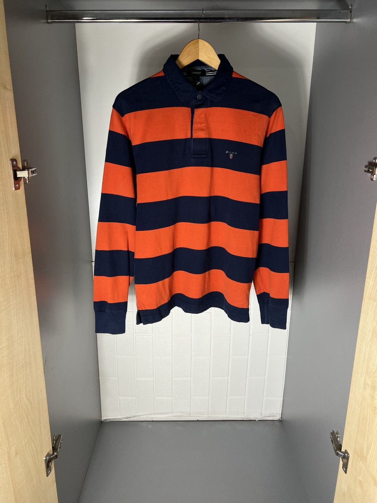 Gant VINTAGE GANT DESIGNER RUGBY LONG SLEEVE POLO RETRO Y2K 90s Size US L / EU 52-54 / 3 - 1 Thumbnail