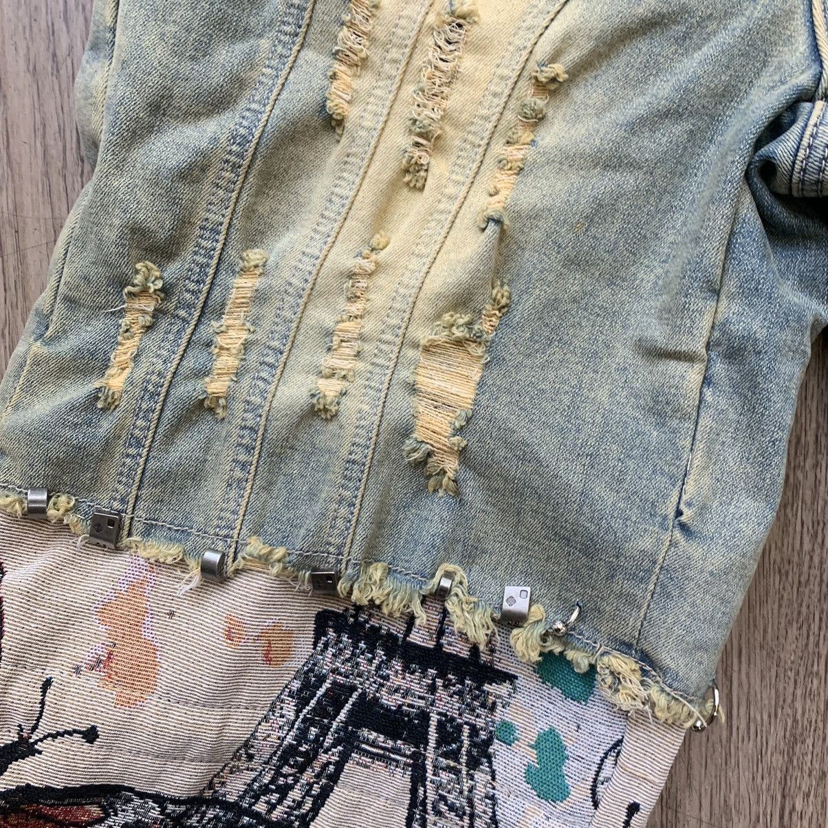 Vintage Denim Into Knit Pant GUAPI Size US 30 / EU 46 - 8 Thumbnail