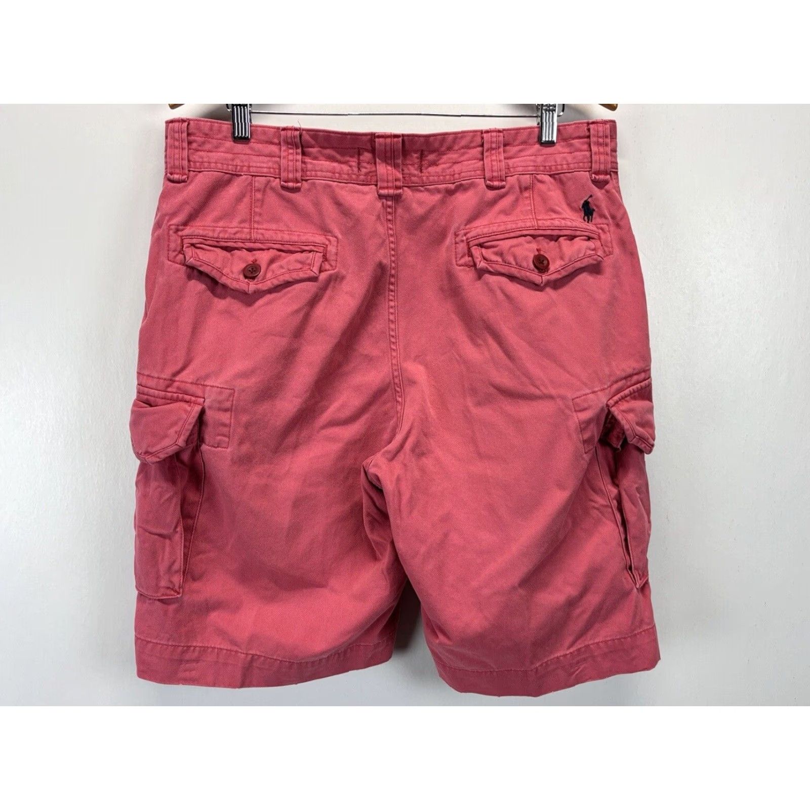 Polo Ralph Lauren VINTAGE Polo Ralph Lauren Cargo Shorts 36 Red/Pink Preppy Mens Size US M / EU 48-50 / 2 - 3 Thumbnail