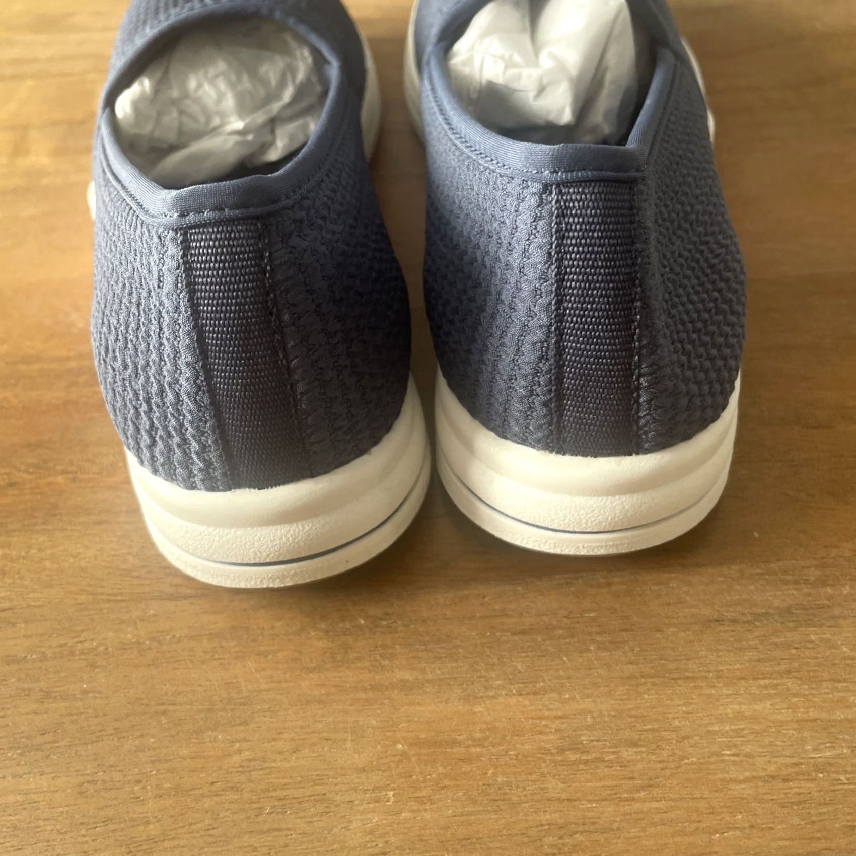 Clarks Clarks Cloudsteppers Slip On Loafer Womens Size 5 Navy Blue Cushioned Lightweight Stretch Washable Casual Travel Flat Shoes Size US 5 / IT 35 - 5 Thumbnail