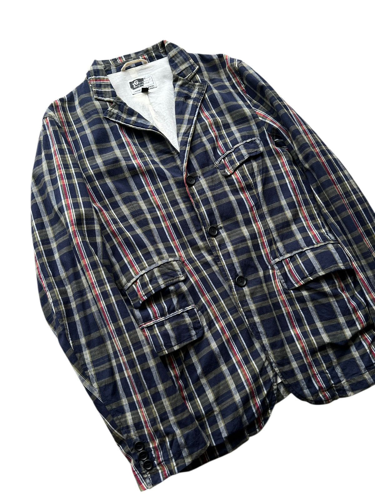 Engineered Garments 🔥 Engineered Garments Plaid Check Jacket Size US S / EU 44-46 / 1 - 9 Thumbnail