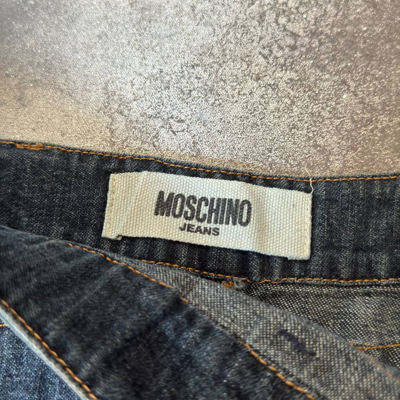 Moschino × Vintage Moschino Jeans Vintage Denim Midi Skirt Size 29" - 8 Thumbnail