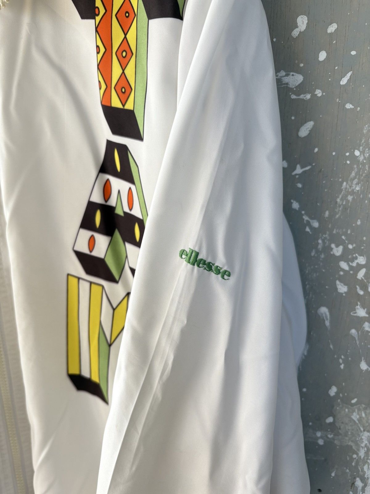 Ellesse Vintage‼️ Ellesse Baggy Windbreaker Jacket riri Button Zip Size US M / EU 48-50 / 2 - 12 Thumbnail