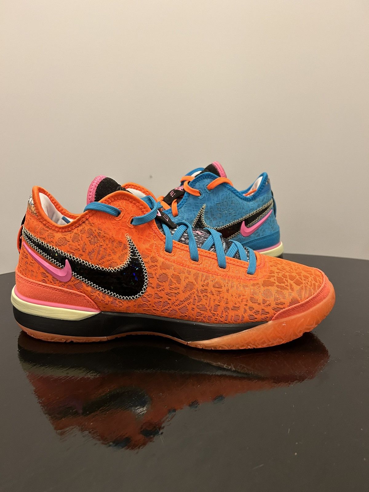 image of Nike Zoom Lebron Nxxt Gen 1 I Promise Shoes in Blue, Men's (Size 13)