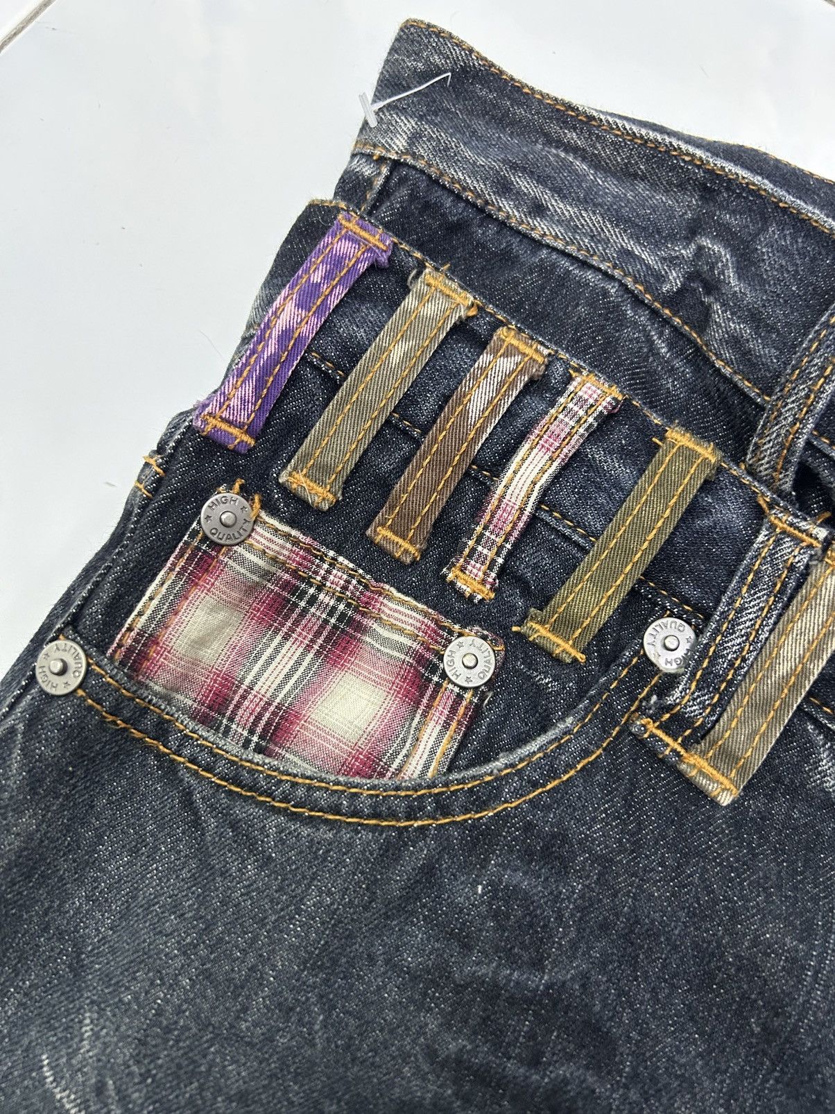 Japanese Brand × Vintage Vintage Nylaus Clothing Japanese Denim Streetstyle Jeans Size US 33 - 15 Thumbnail