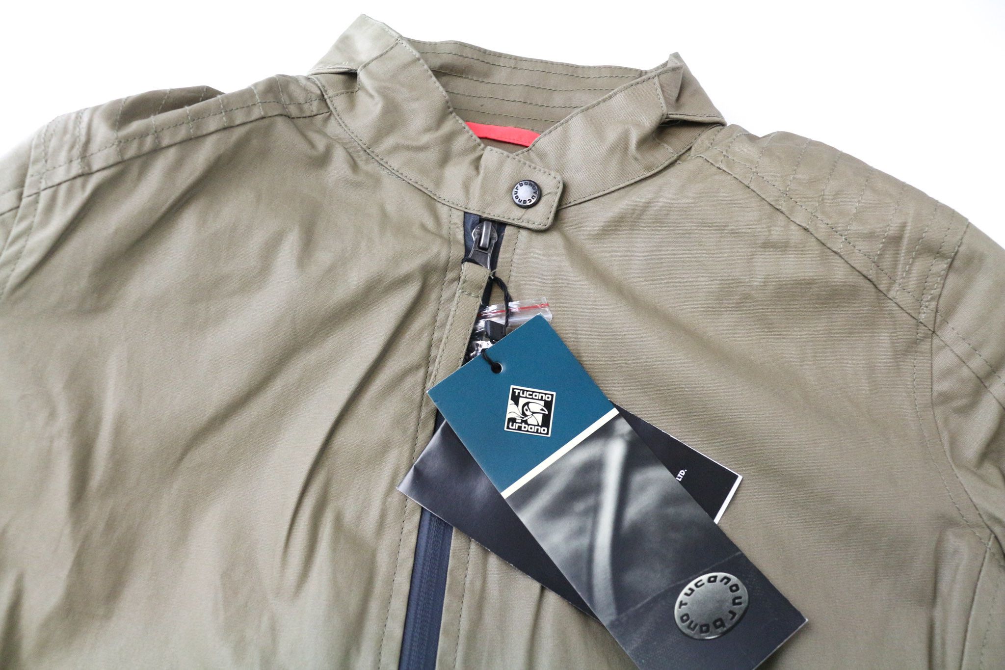 Other POLETTE S Brown Cotton Wax Moto Jacket 74519 Size S / US 4 / IT 40 - 3 Thumbnail