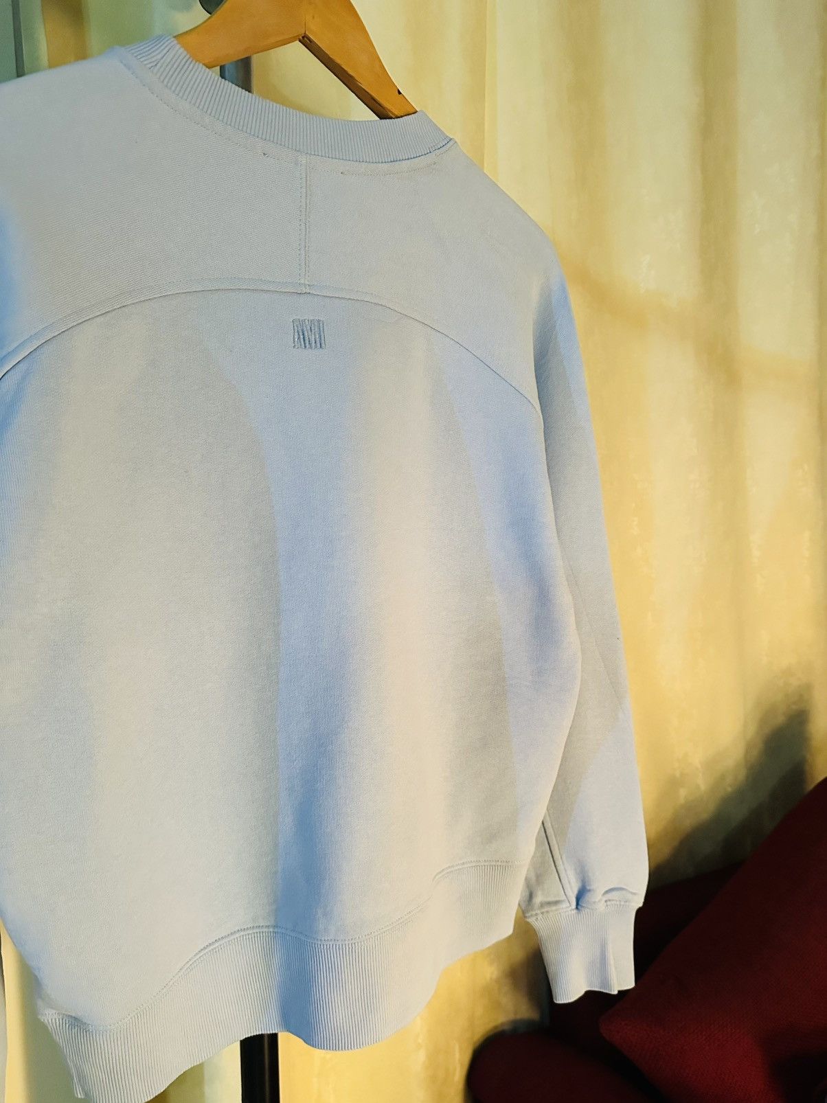 AMI Ami Paris Ami De Coeur Tonal Crewneck Size US M / EU 48-50 / 2 - 7 Thumbnail