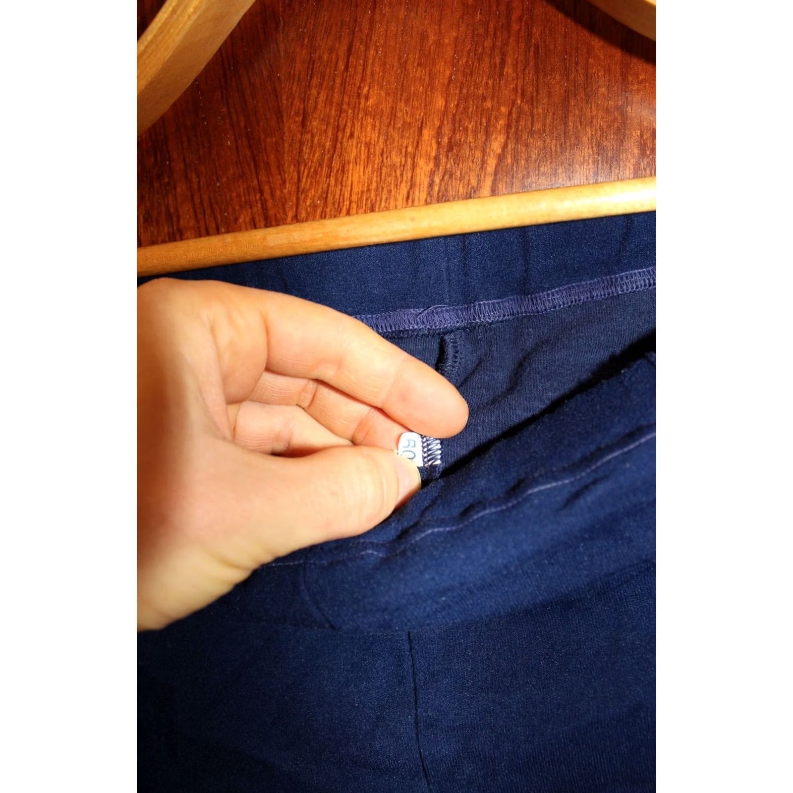 Adidas VINTAGE Adidas Track Pants Blue with White Stripes (Size 50) Unisex Adults Regular 50cm Waist 92.5cm Length Size US 34 / EU 50 - 5 Thumbnail