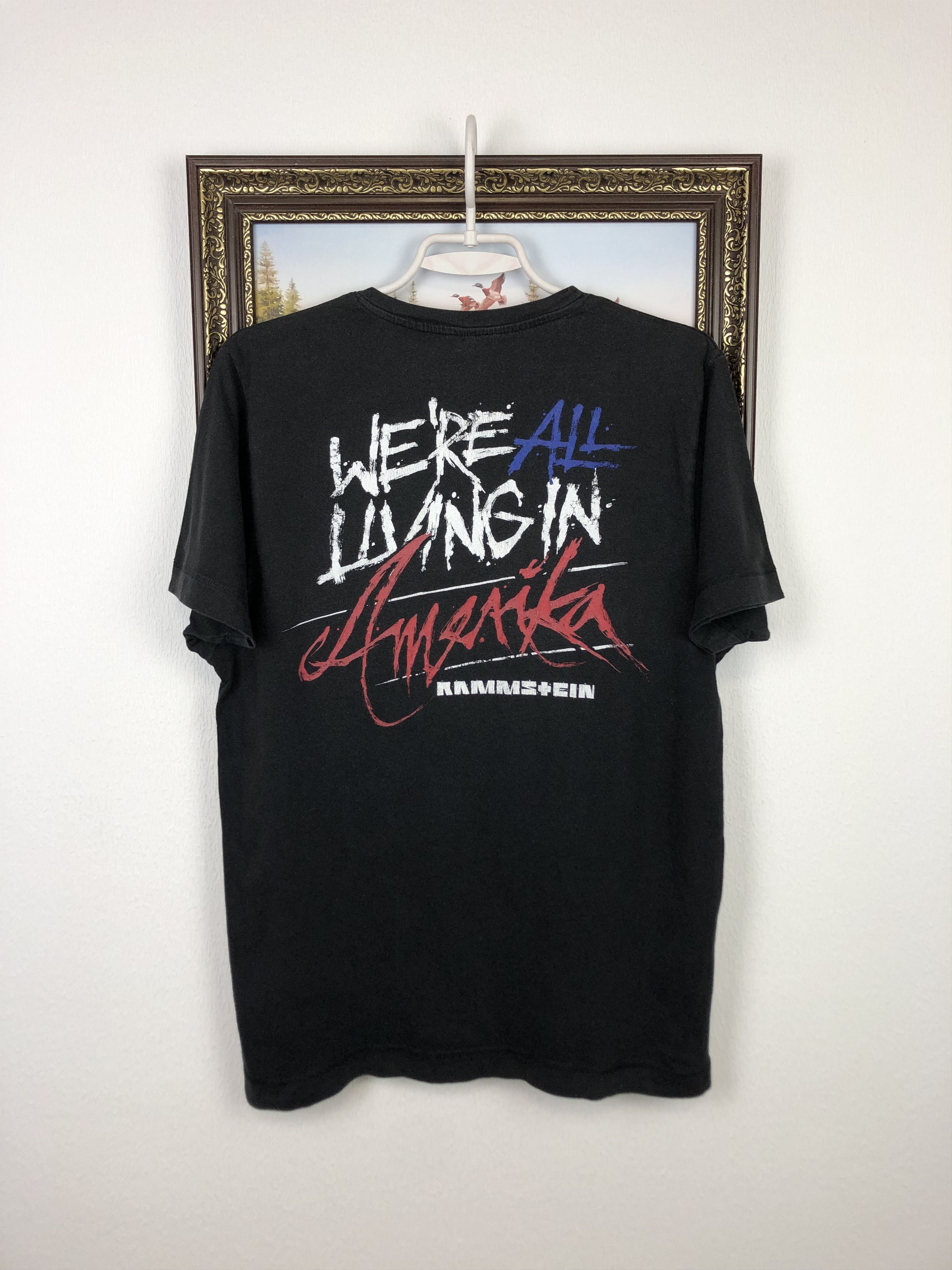 Band Tees Rammstein We Are Living In America Band Shirt Over Print Tee Size US M / EU 48-50 / 2 - 6 Thumbnail