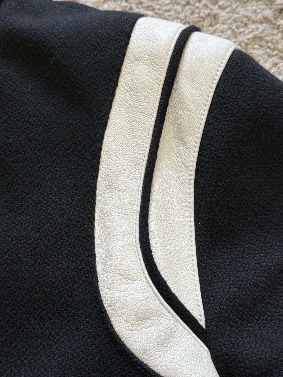 Saint Laurent Paris 2018 Teddy Jacket Varsity Bomber
