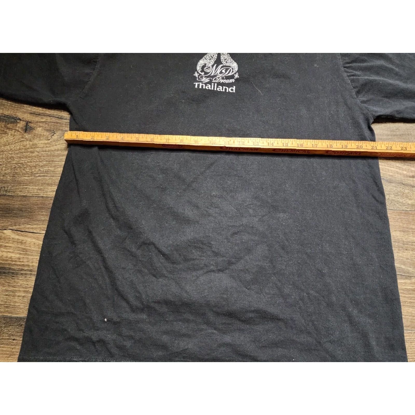 Vintage my Dream Mens L Black Textured Graphic T-Shirt Size US L / EU 52-54 / 3 - 3 Thumbnail