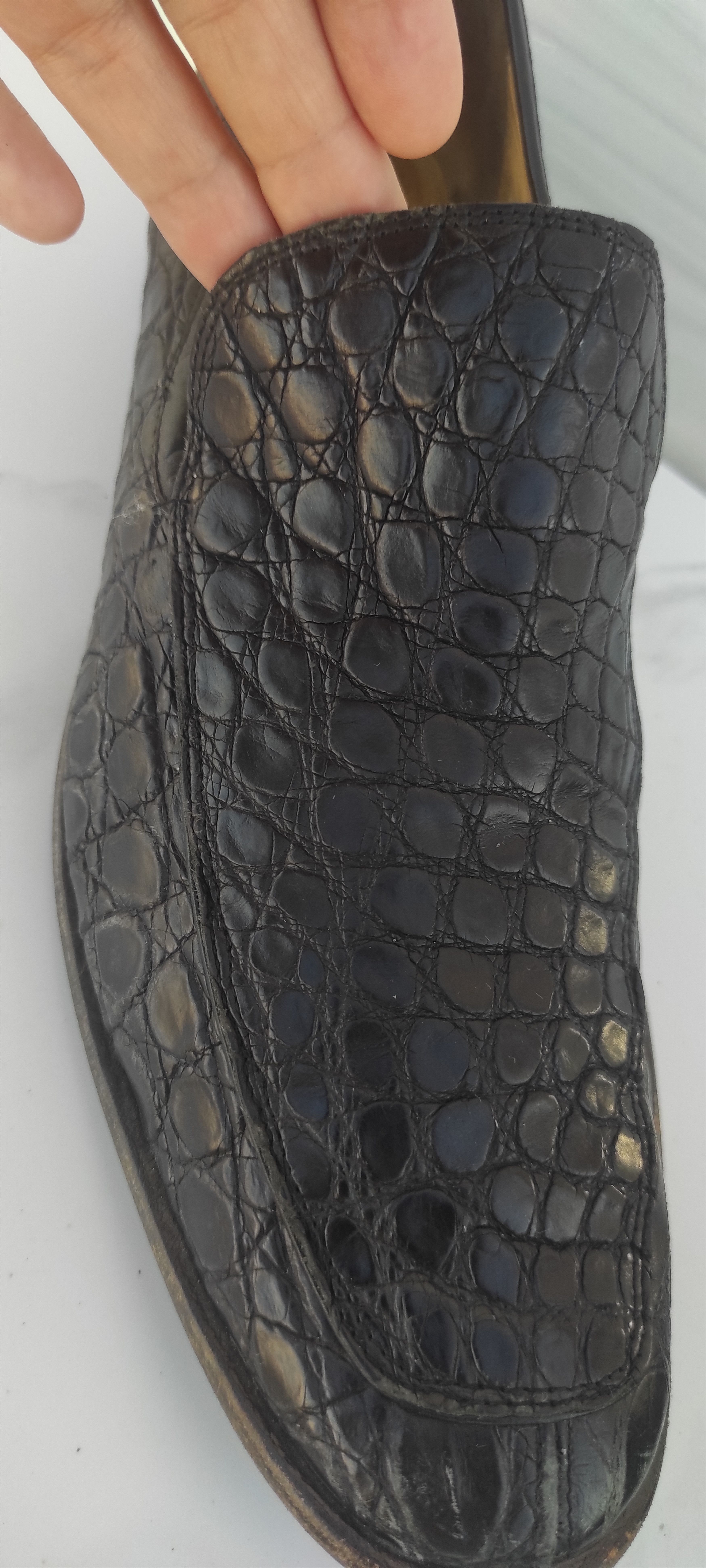 Cole Haan Cole Haan Genuine Crocodile Slip-On Loafer Size 9 1/2 Size US 9.5 / EU 42-43 - 8 Thumbnail