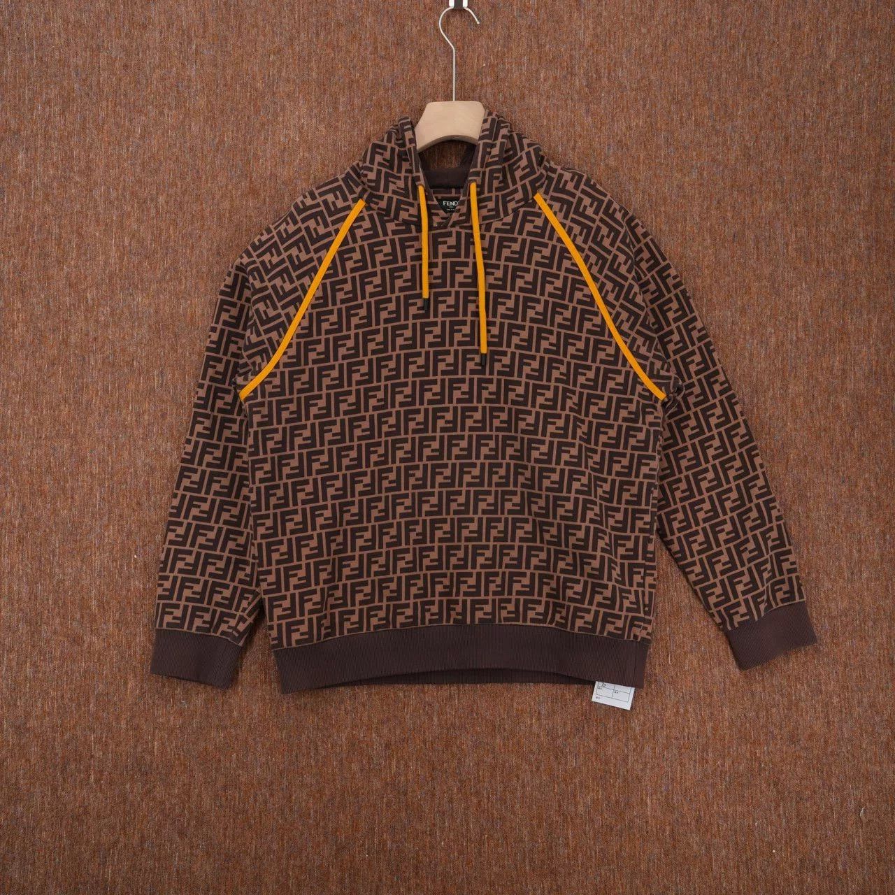 Fendi Fendi Monogram All-Over Print Hoodie Size US XL / EU 56 / 4 - 1 Thumbnail