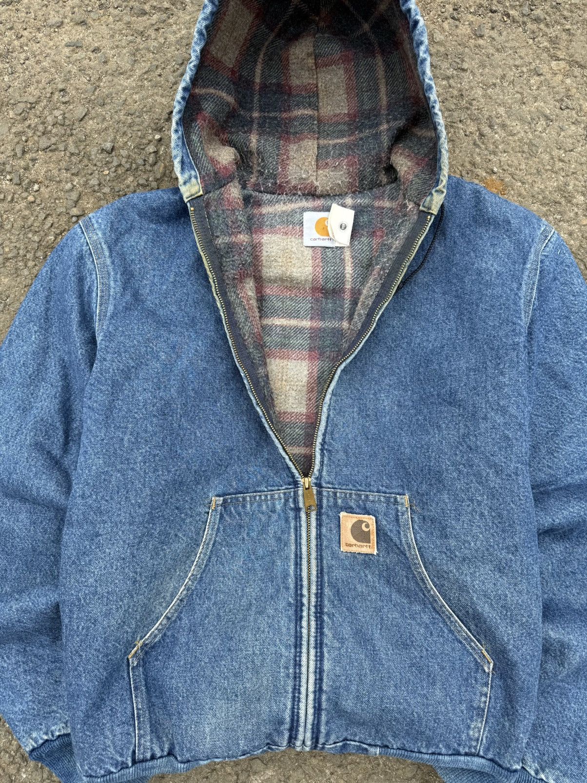 Carhartt 90s Denim Carhartt Active J08 DST Jacket Size US L / EU 52-54 / 3 - 5 Thumbnail