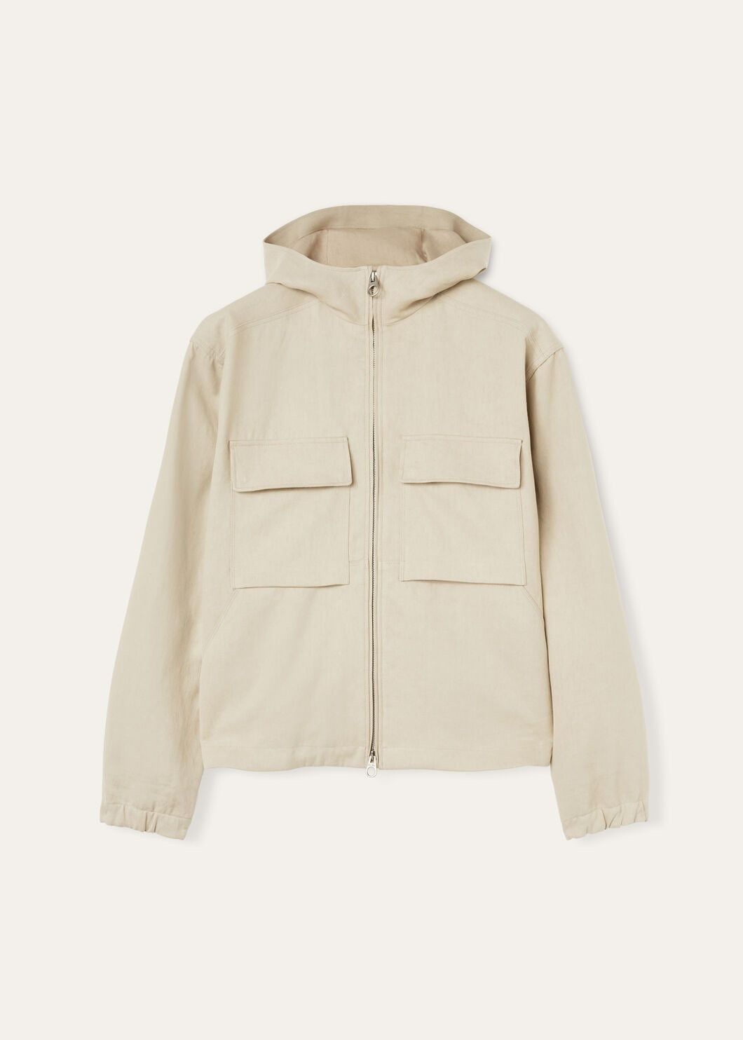 Loro Piana o1w1db10725 FAO4793 Athon Bomber Jacket in Beige Size US L / EU 52-54 / 3 - 1 Thumbnail