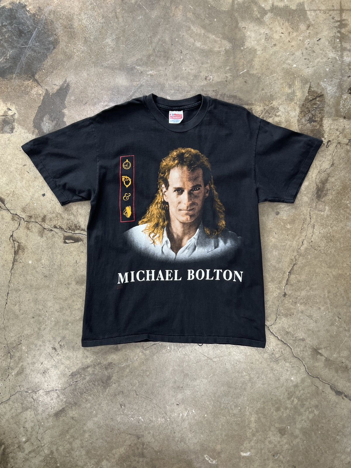Band Tees Vintage 1992 Michael Bolton Tour Tee Single Stitch Large Size US L / EU 52-54 / 3 - 2 Thumbnail