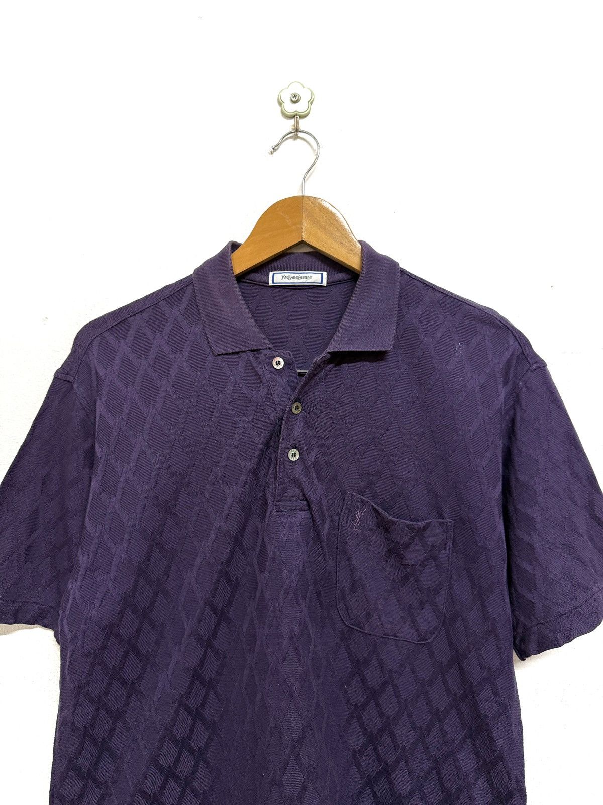 Yves Saint Laurent Vintage Yves Saint Laurent YSL Polo Tee Size US M / EU 48-50 / 2 - 2 Thumbnail