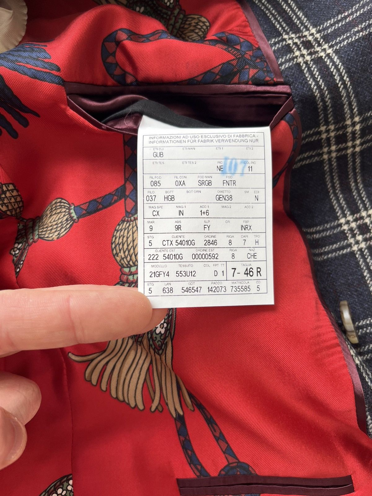 Gucci Gucci Double-Breasted Woolen Suit Size 46R - 12 Thumbnail
