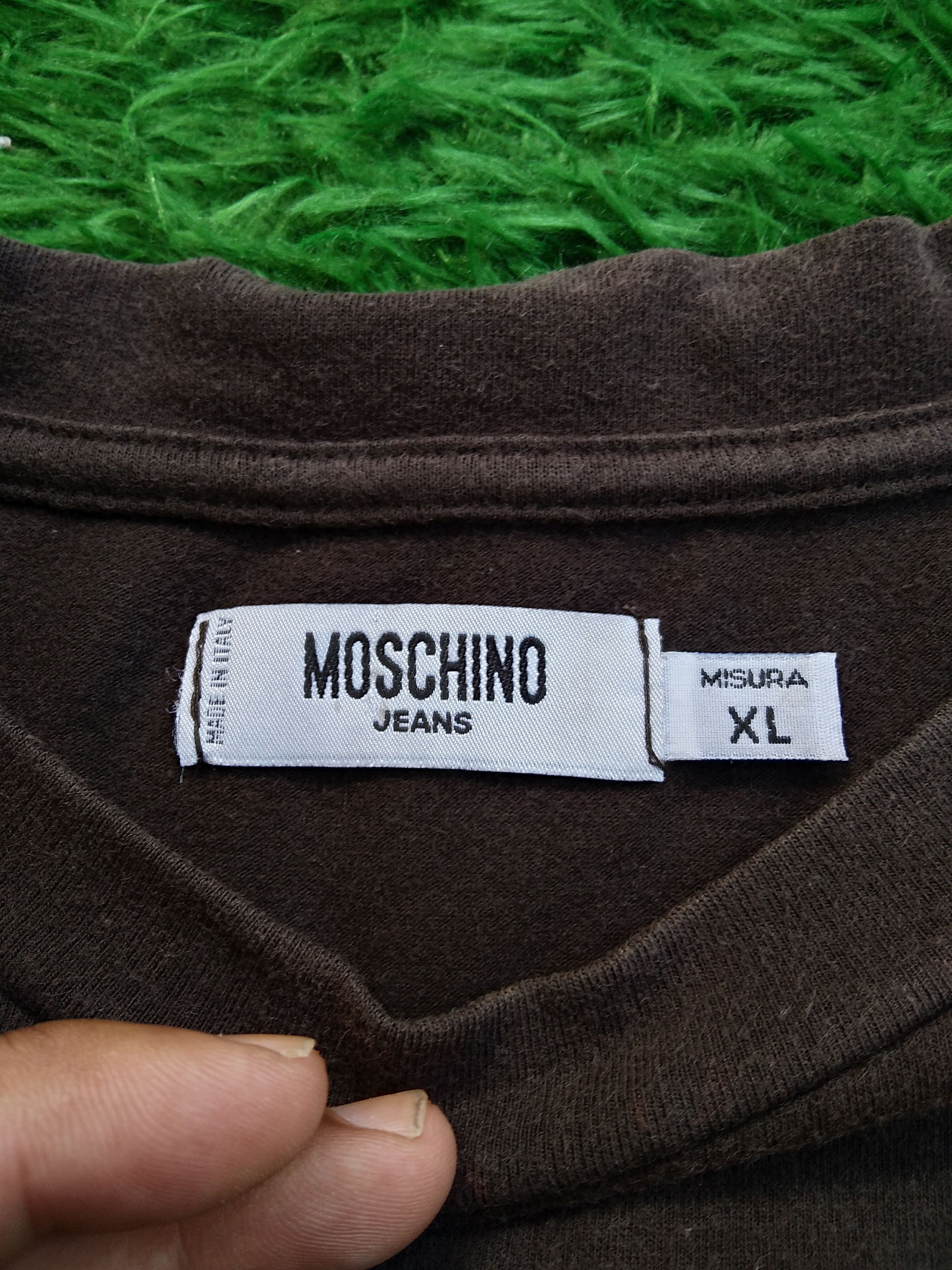 14th Addiction × If Six Was Nine × KMRii VTG Moschino Jeans Misura Studded Long Sleve T shirt Size US XL / EU 56 / 4 - 3 Thumbnail