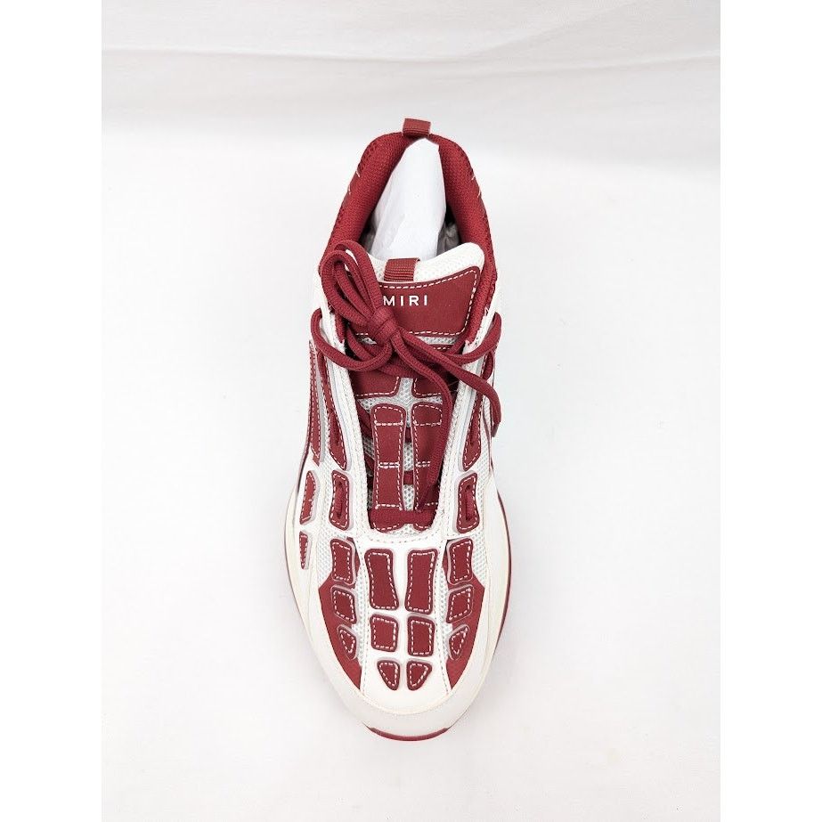 Amiri o1rshd1 Q:2 / Bone Runner in Cream/Red Size US 13 / EU 46 - 7 Thumbnail