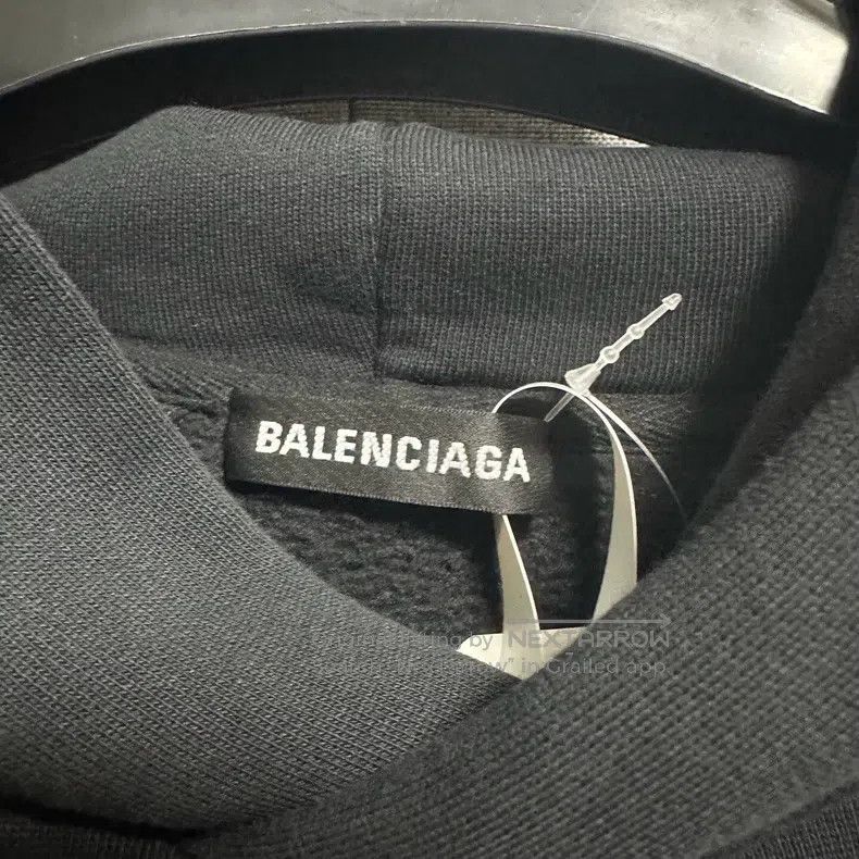 Balenciaga Balenciaga Black Double B Hooded Sweatshirt Size US S / EU 44-46 / 1 - 3 Thumbnail