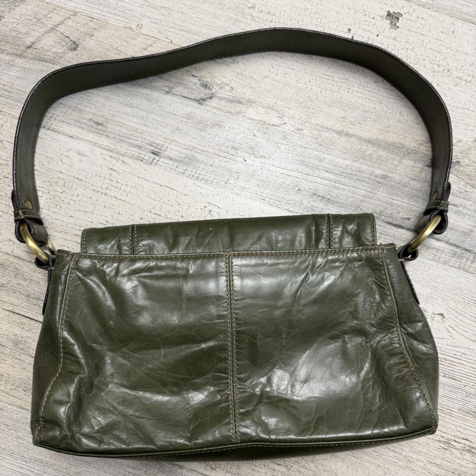 Designer Fairy Green Grunge Y2k Shoulder Leather Bag Size ONE SIZE - 2 Thumbnail