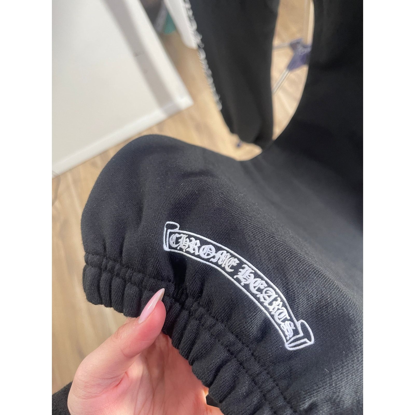 Chrome Hearts Chrome Hearts Scroll Logo Sweatpants “Black” Size Large Size US 36 / EU 52 - 5 Thumbnail